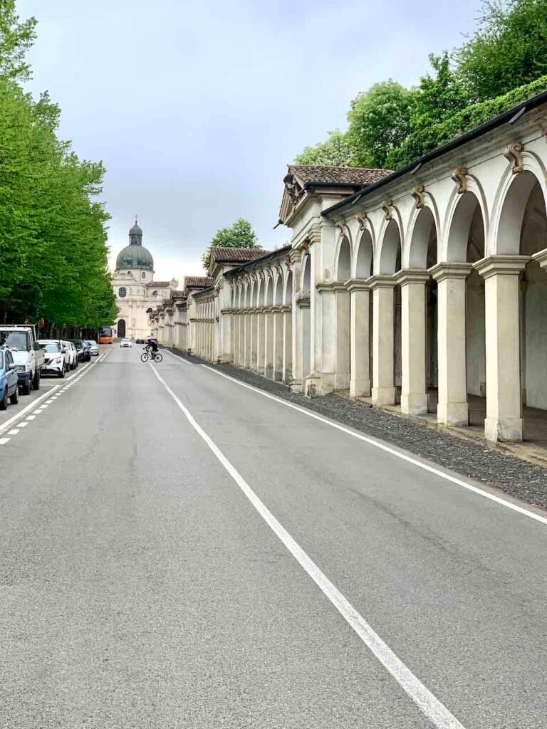 Arcades of Mount Berico in Vicenza Italy