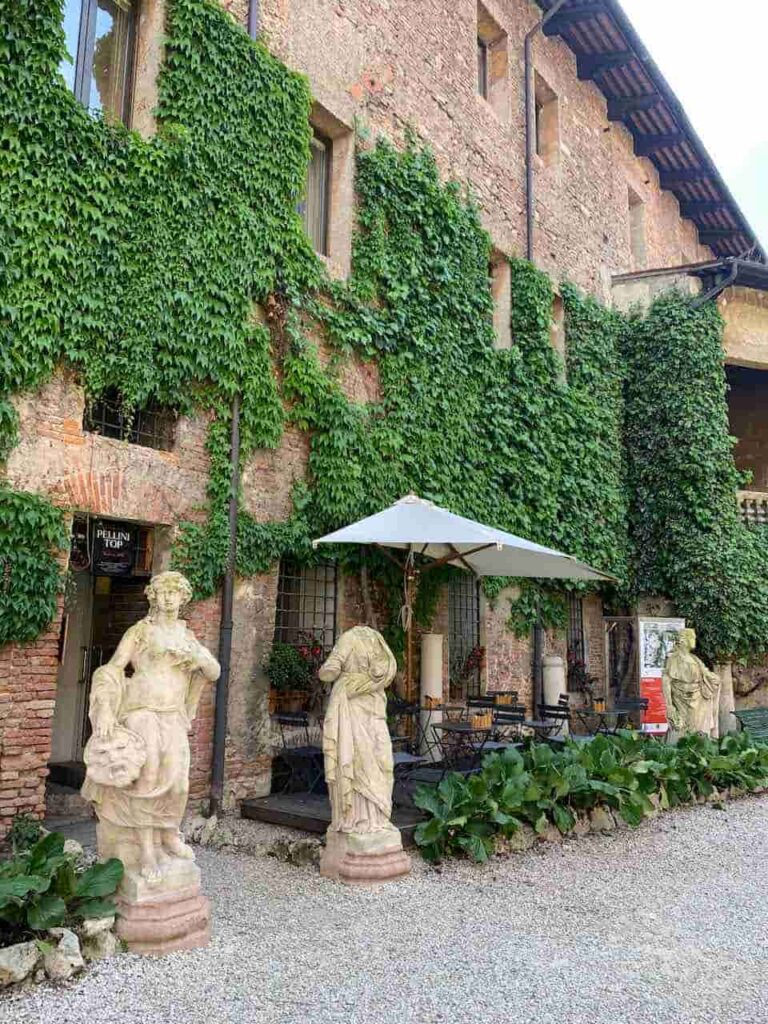 Garden of Teatro Olimpico in Vicenza