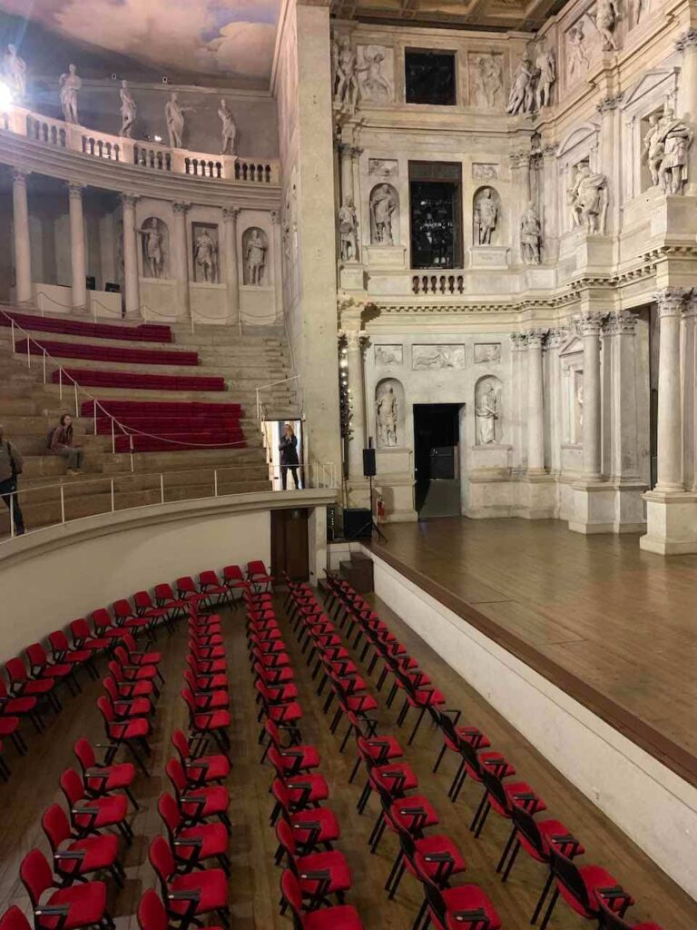 Visiting Teatro Olimpico is among the best things to do in Vicenza Italy