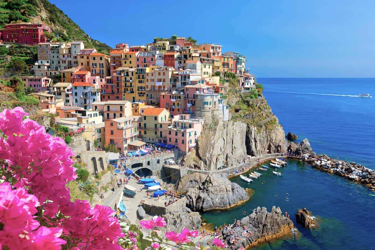 Manarola, one of the towns of Cinque Terre in Italy