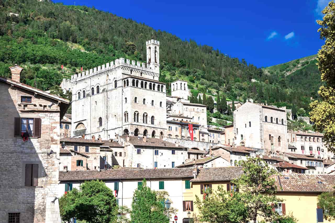 Gubbio Italy is a must-have on any Umbria road trip itinerary