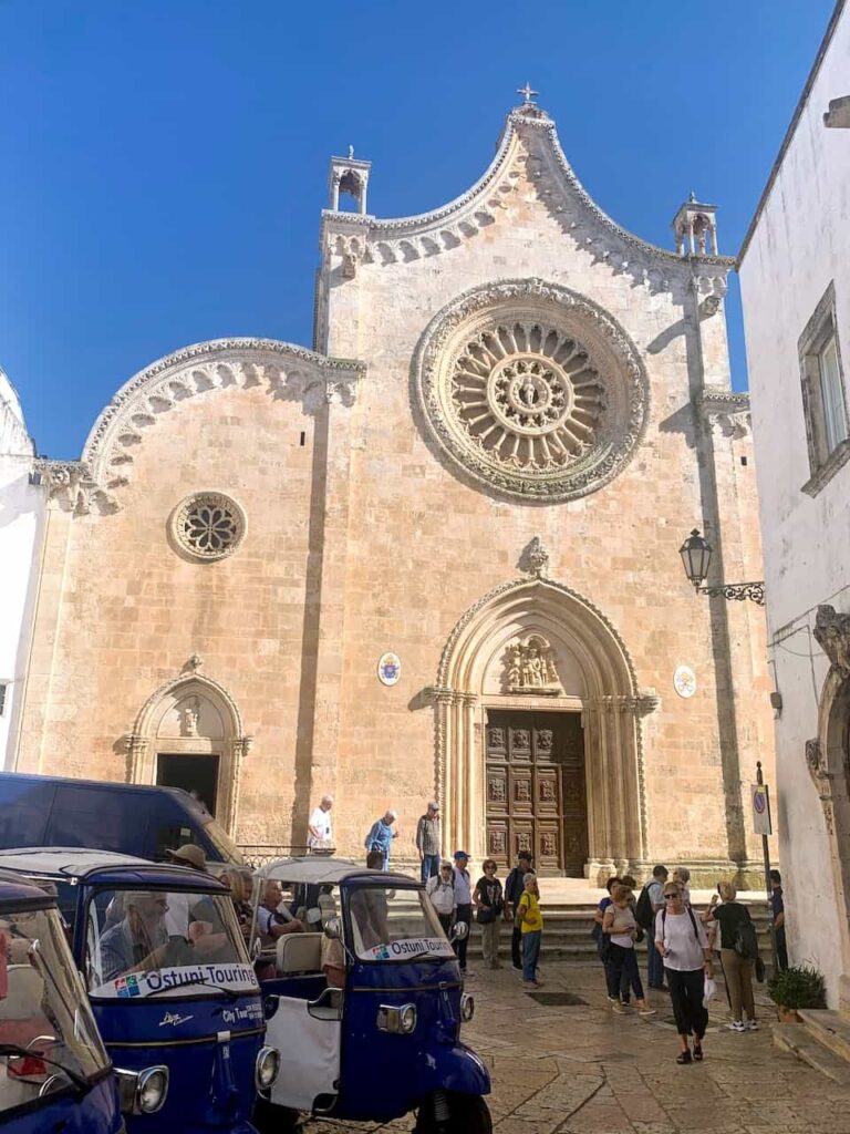 The cathedral in ostuni Italy 