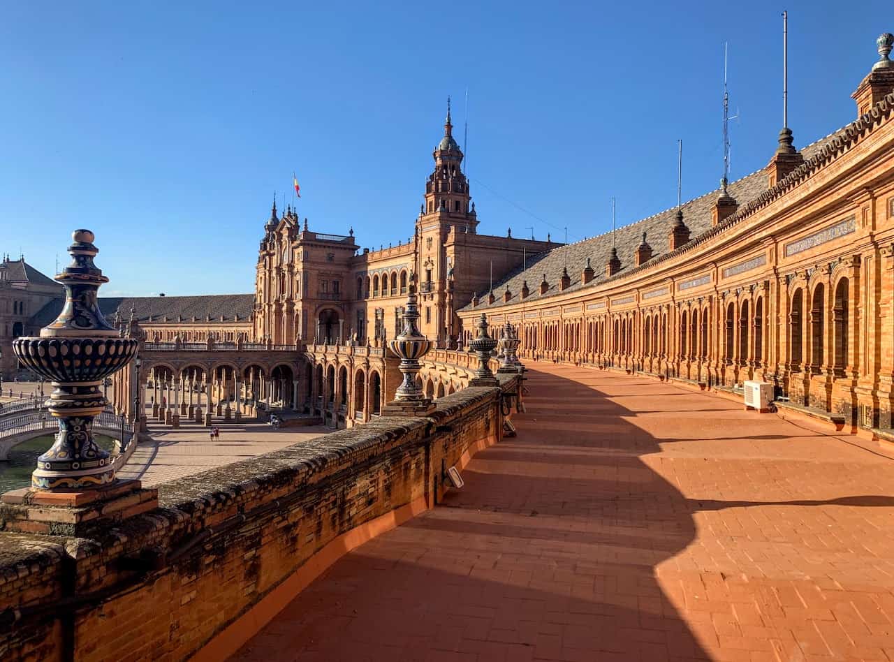 How to Spend 2 Days in Seville: Complete Travel Guide & Insider Advice 8 Plaza de Espana in Seville . Plaza de Espana is a must -have item on any 2 days in Seville itinerary