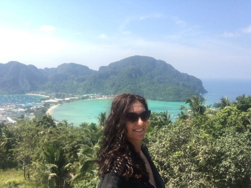 Milijana Gabrić of WorldTravelConnector.com on Koh Phi Phi Don island in Thailand
