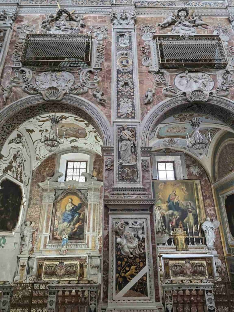 The Church of St. Catherine of Alexandria in Palermo. It is a must-see in one day in Palermo Italy 