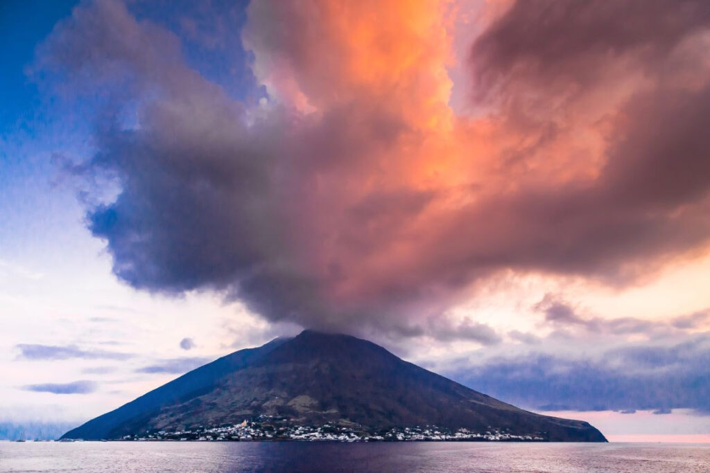 This Sicily’s Seaside Town Looks Straight Out of a Movie—Here’s What to Do in Cefalù 18 Stromboli volcano belongs to the Aeolian islands and can be seen on a day trip from Cefalu Sicily