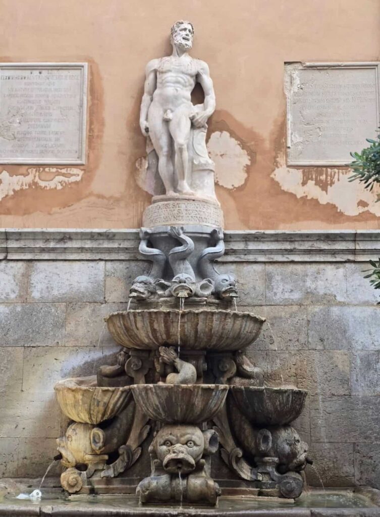 From Sea Caves to Salt Flats: Unmissable Things to Do in Trapani, Sicily 7 The Fountain of Saturn in Trapani Sicily