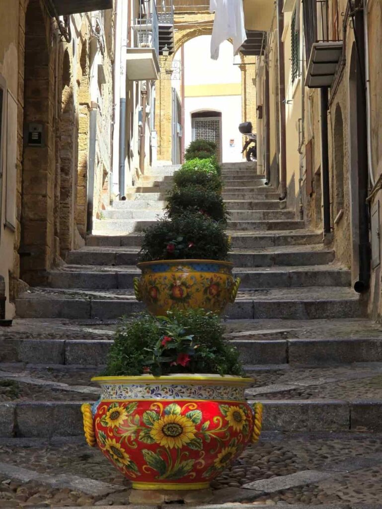 This Sicily’s Seaside Town Looks Straight Out of a Movie—Here’s What to Do in Cefalù 9 Vicolo Caracciolo in Cefalu Sicily