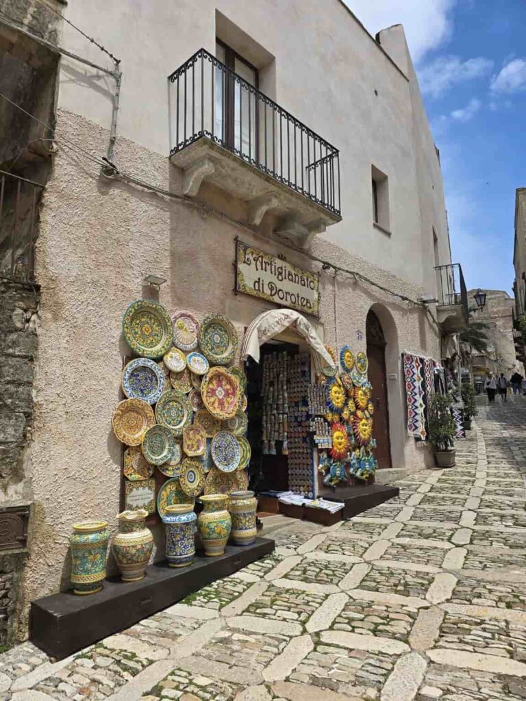 The Ultimate Erice, Sicily Bucket List: 13 Things You Need to Try NOW! 2 A medieval street in Erice Sicily