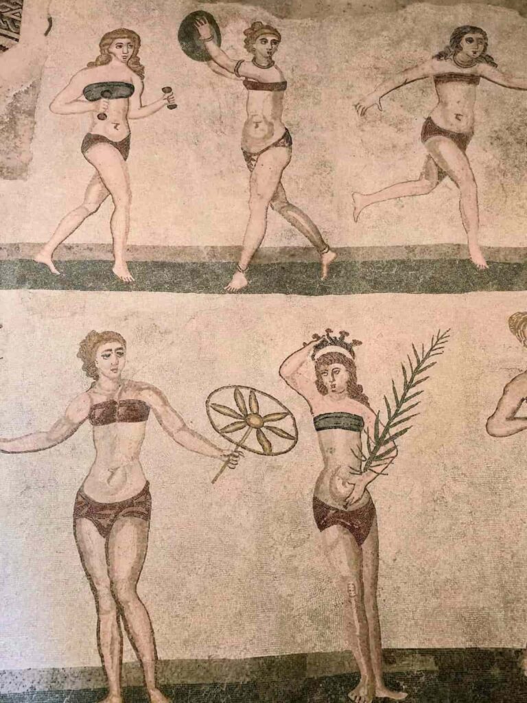 Villa Romana del Casale, Sicily: Italy’s UNESCO Site That Is More Magical Than Pompeii! 11 Bikini Girls mosaic in Villa Romana del Casale Sicily