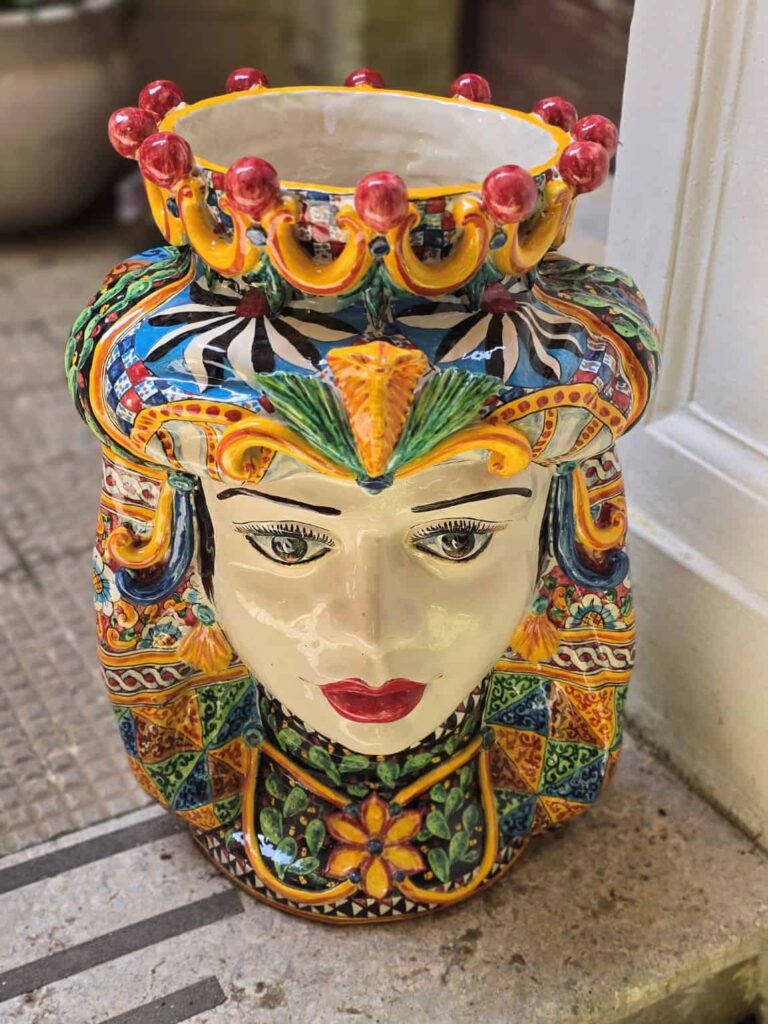 The Ultimate Erice, Sicily Bucket List: 13 Things You Need to Try NOW! 14 Testa di Moro - a female Moorish head