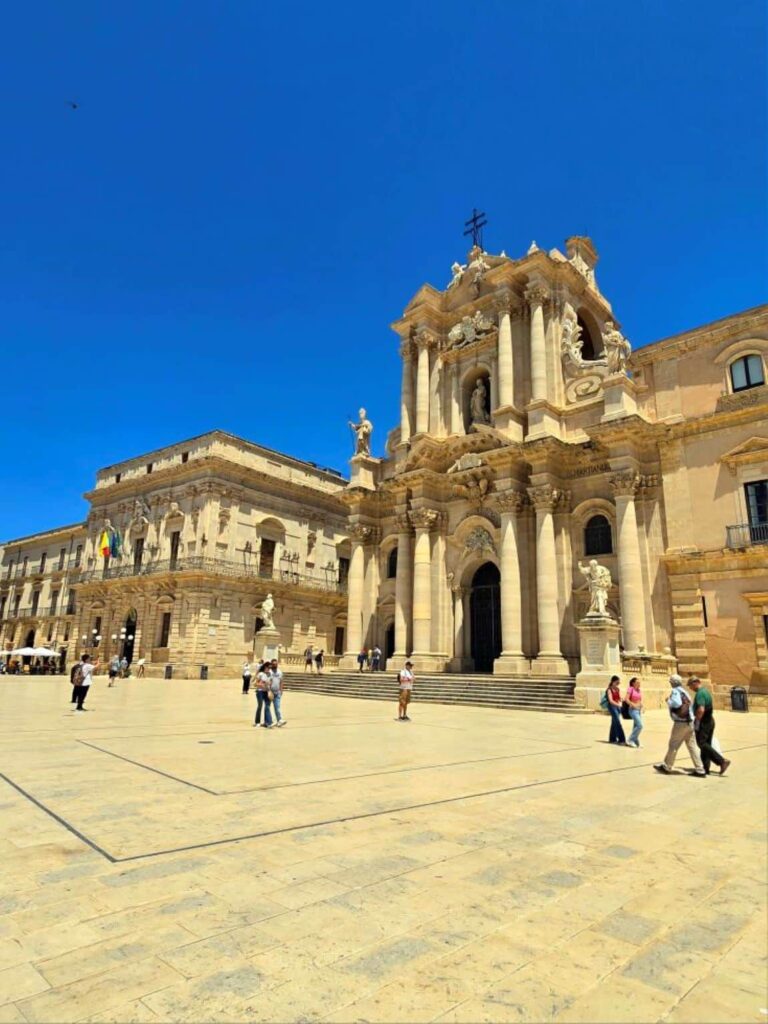 The Cathedral in Syracuse Italy