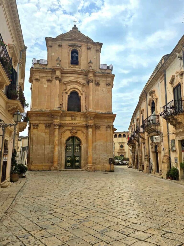 The Chiesa di San Michele Arcangelo in Scicli Sicily Italy