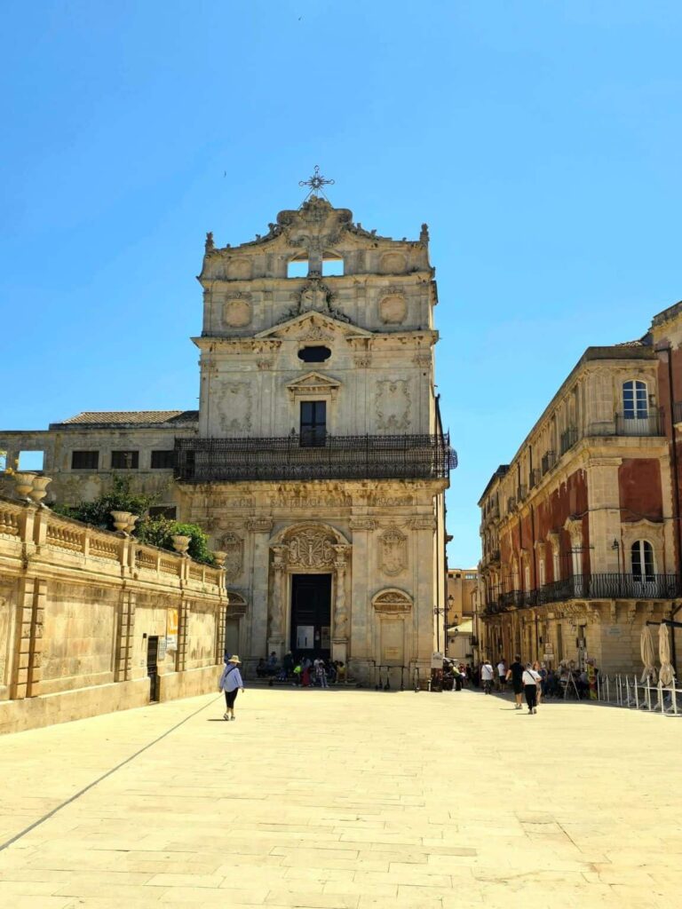 The Chiesa di Santa Lucia alla Badia in Syracuse Italy