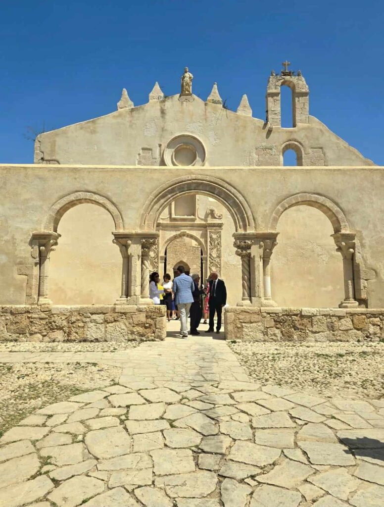 The Church of San Giovanni alle Catacombe in Syracuse, Sicily, Italy
