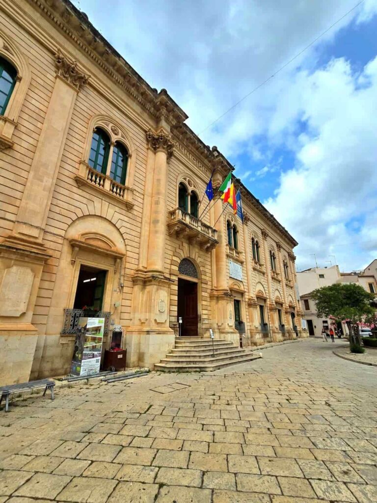 The Palazzo del Municipio in Scicli Sicily 