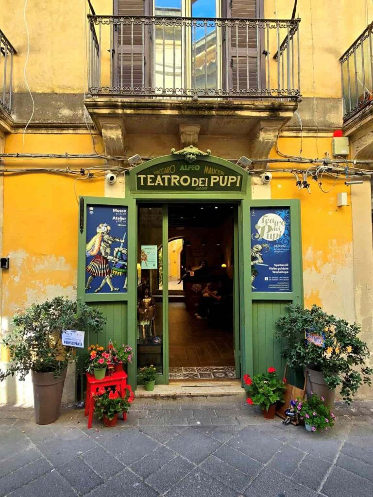 The Teatro dei Pupi Vaccaro Mauceri in Siracusa, Sicily