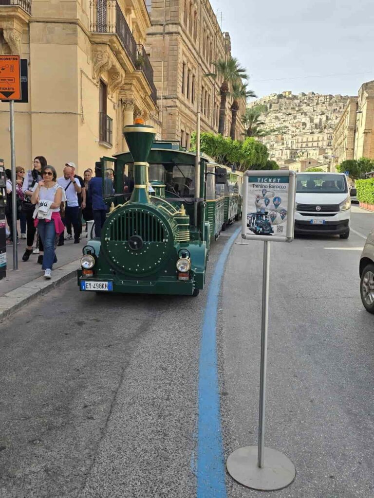 The Trenino Barocco in Modica Sicily 
