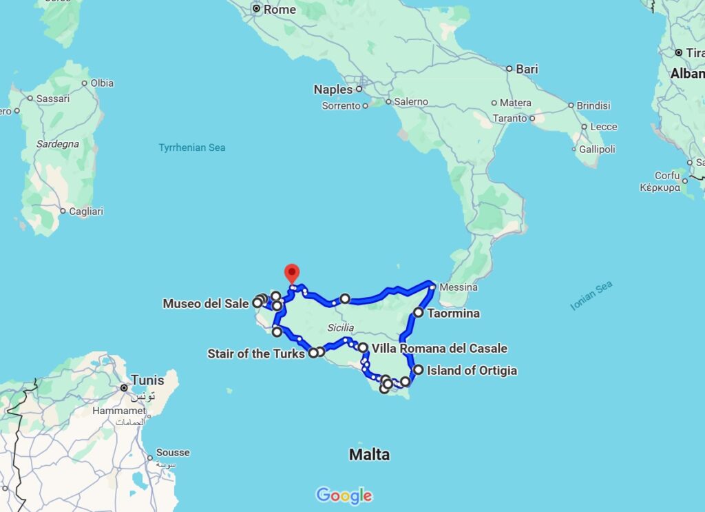 The Ultimate 2-Week Sicily Road Trip You’ll Wish You Took Sooner 3 The Ultimate Sicily Road Trip Map