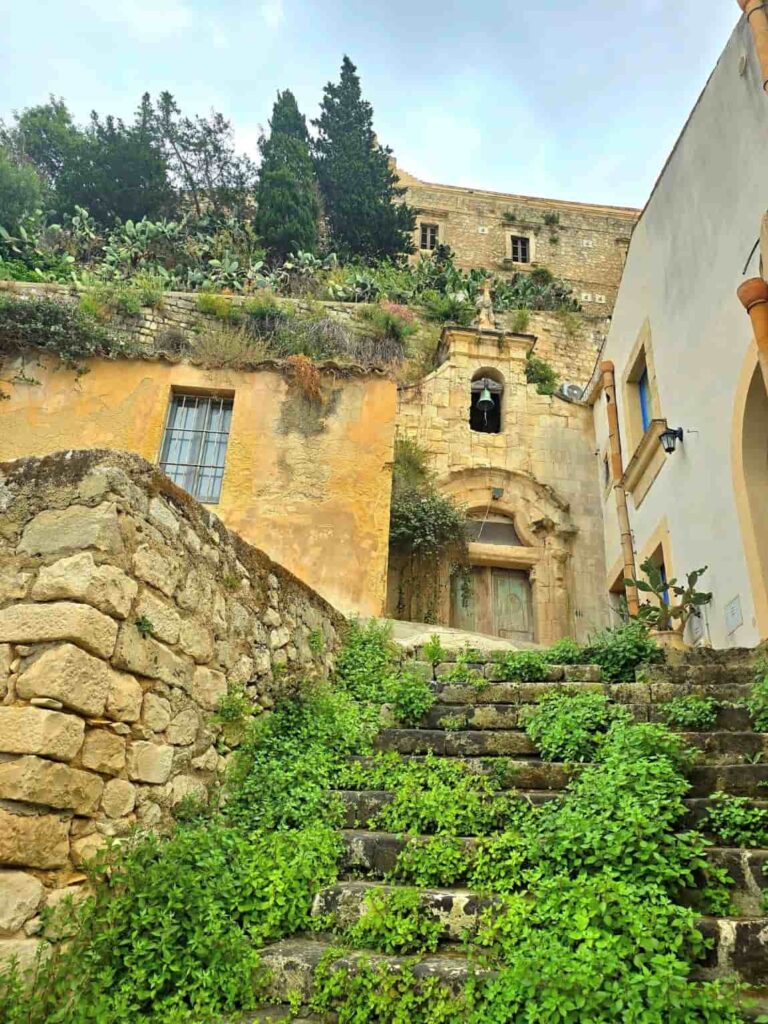 The rock-cut Chiesa della Madonna della Catena in Scicli Sicily