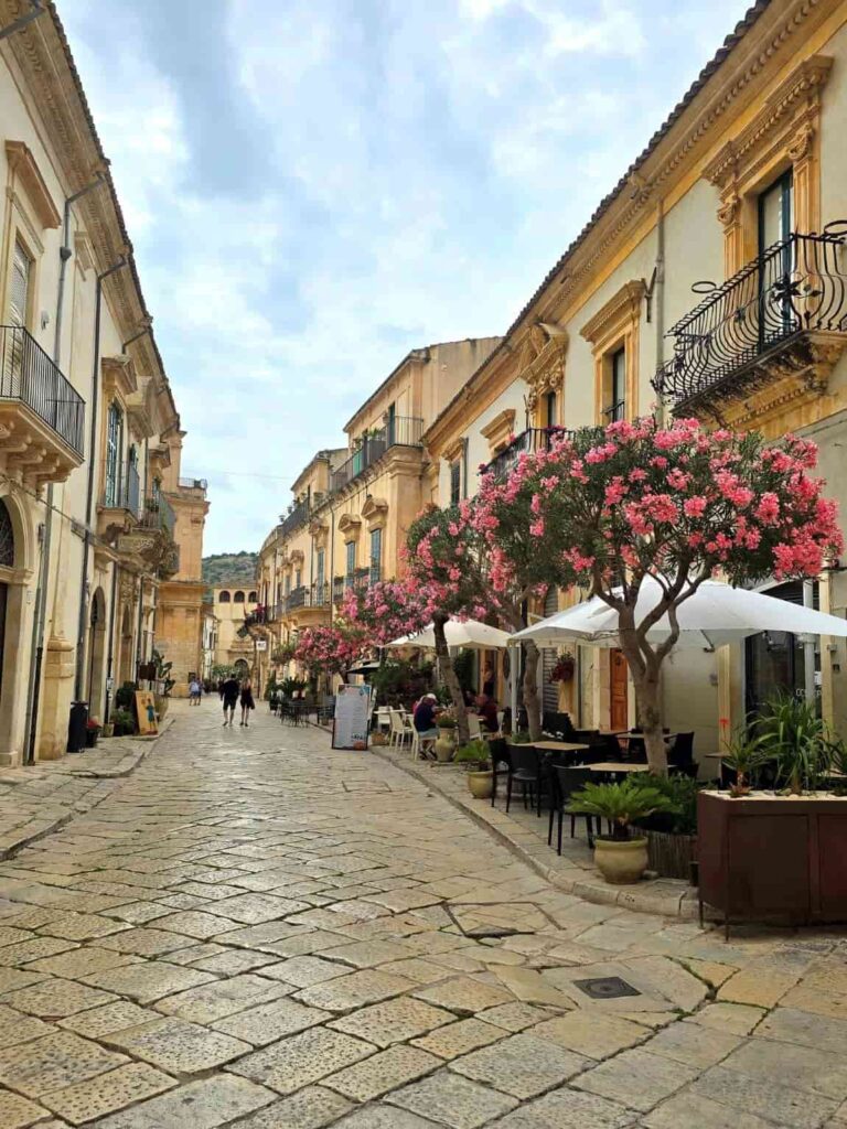 Via Mormino Penna in Scicli Sicily 