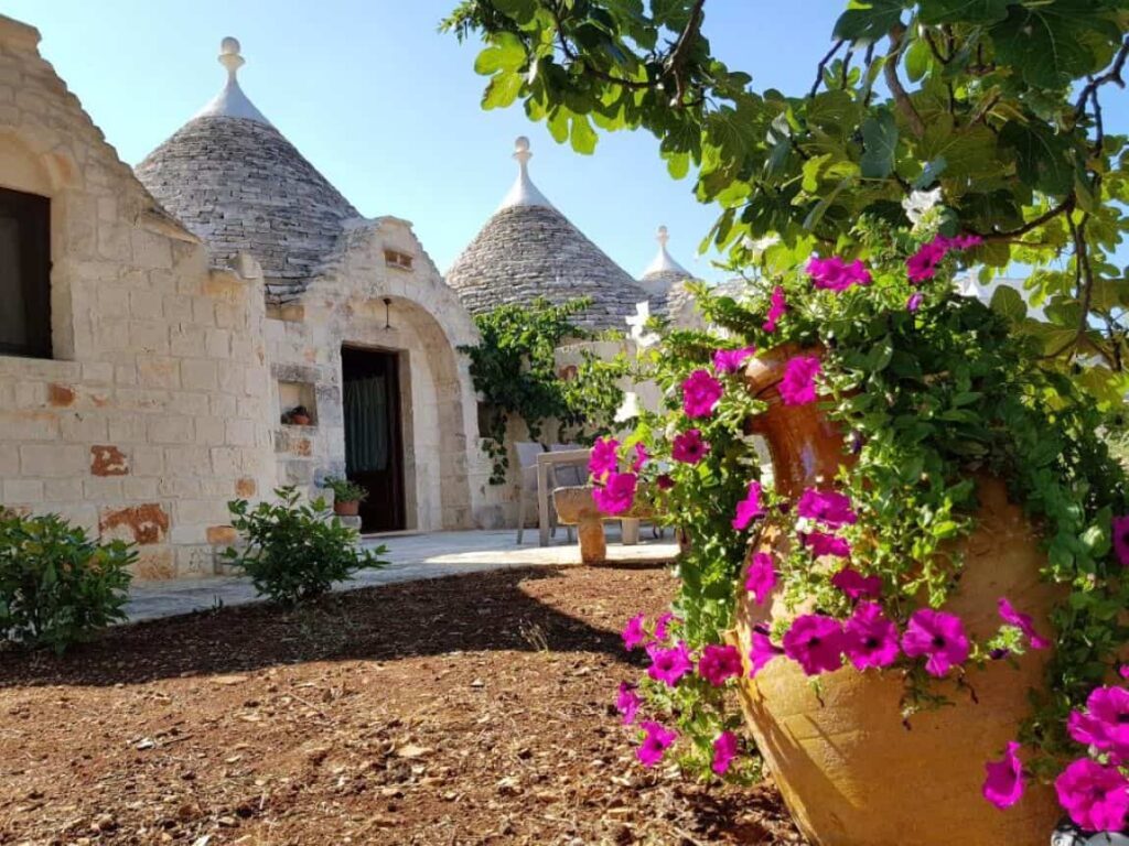 Almapetra Trulli Resort. It is among the best trulli hotels in Puglia. 