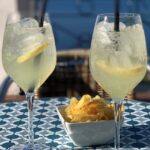 " glasses of the Amalfi Cocktail Limoncello Spritz