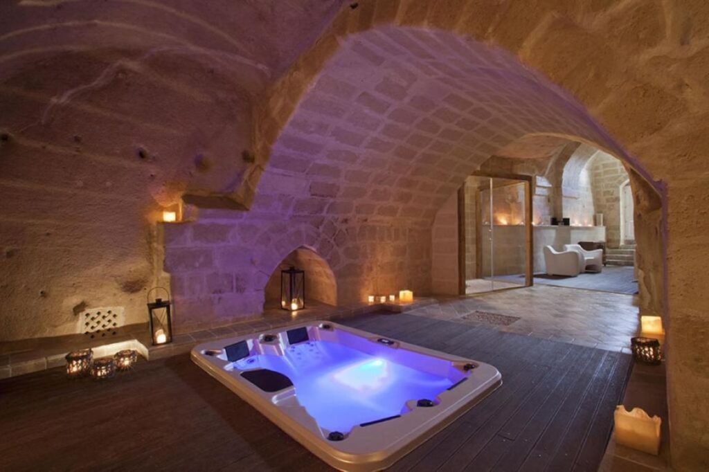 Antico Convicino Rooms Suites & SPA in Matera Itay. It is one of the best cave hotels in Matera Italy 