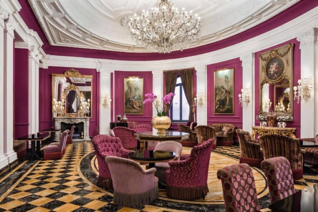 Baglioni Hotel Regina in Rome. it is one of the best hotels in Rome.