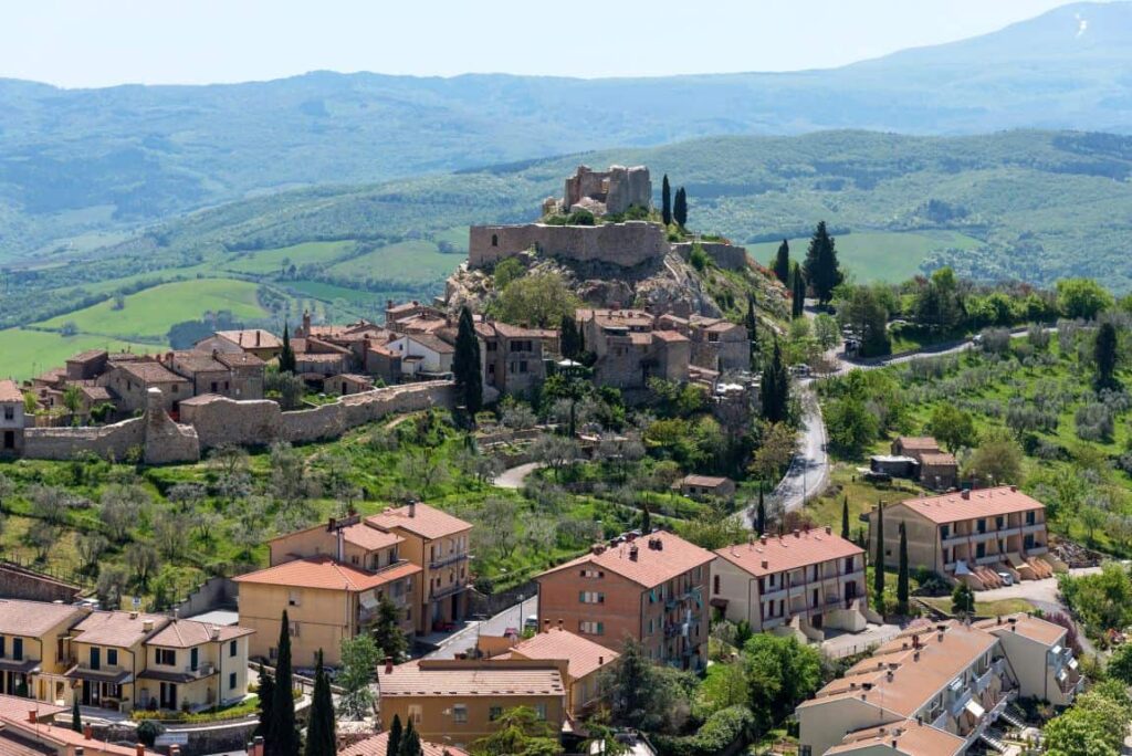 Castiglione d’Orcia in the Val d’Orcia Tuscany 