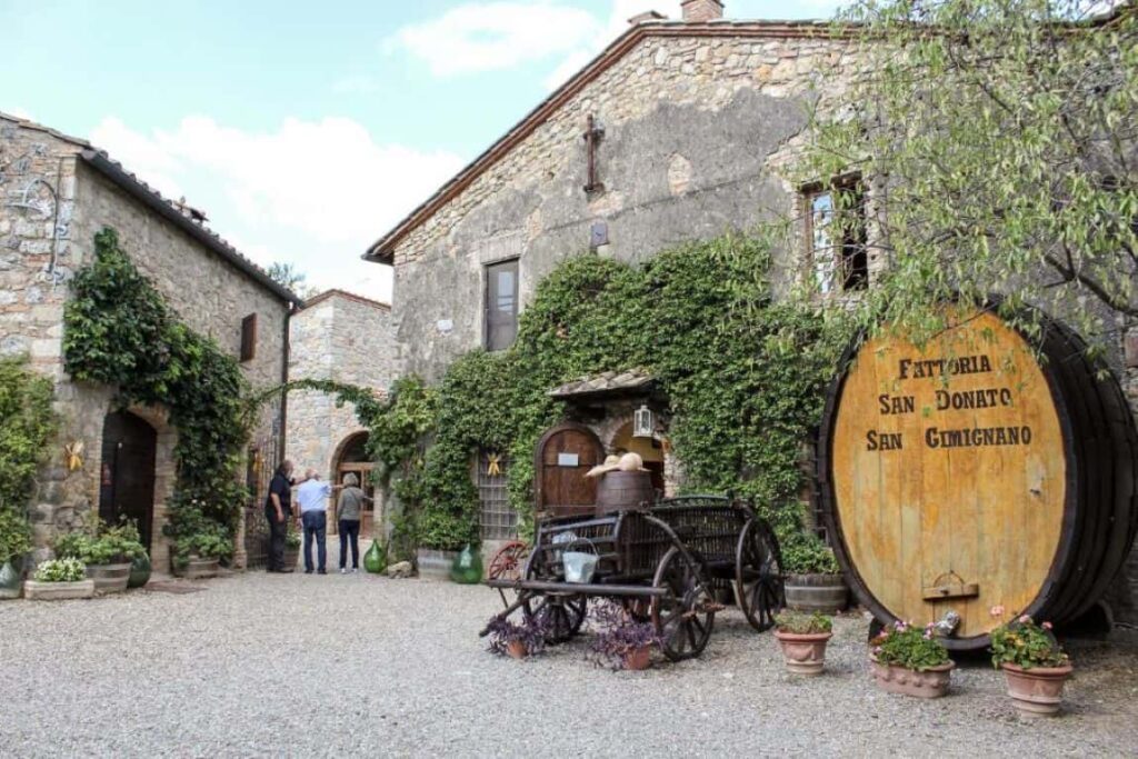 Fattoria San Donato. This  agritursimo Tuscany is one of the best. 