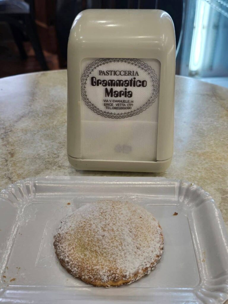 Genovese di Erice. This cake is one of the best traditional Sicilian desserts. 