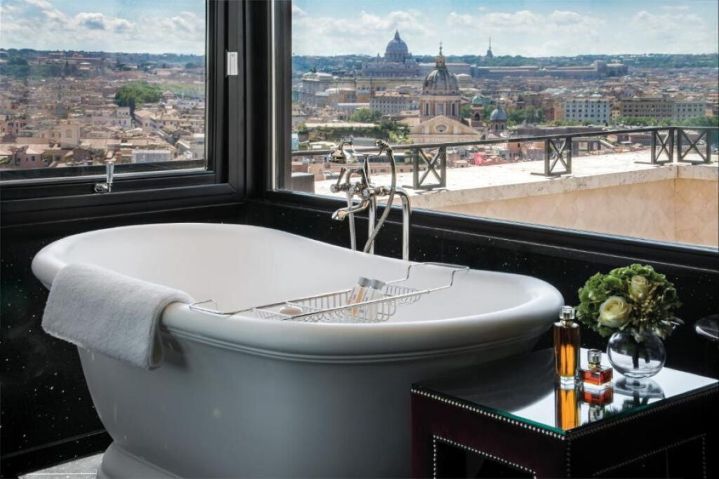 Hassler Hotel. it is among the best hotes in Rome Italy 