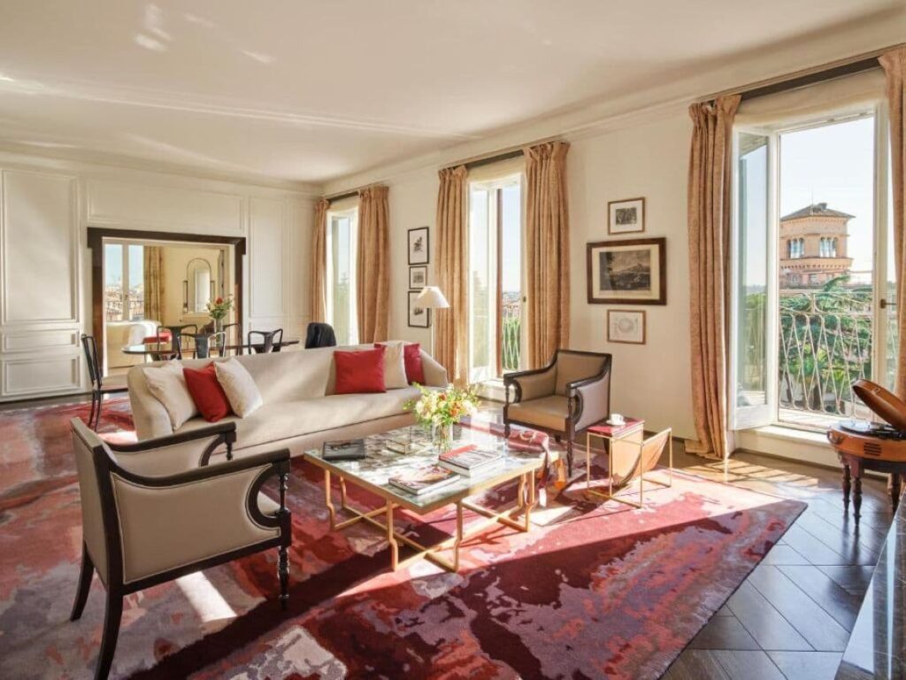 Hotel Eden in Rome. It is one of the best hotels in Rome italy. 