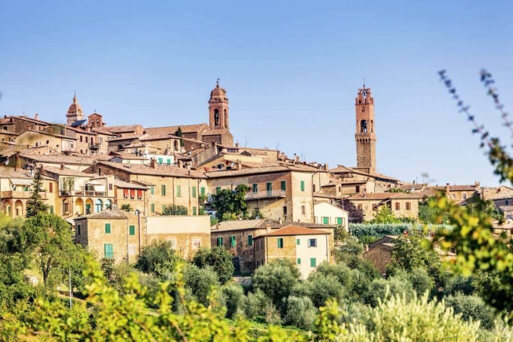 Montalcino in Val d'Orcia Tuscany