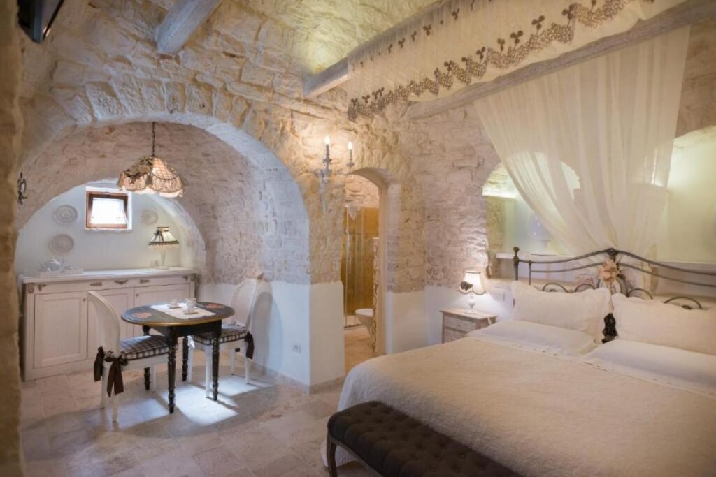 Romantic Trulli, Alberobello. It is one of the best trulli hotels in Puglia. 