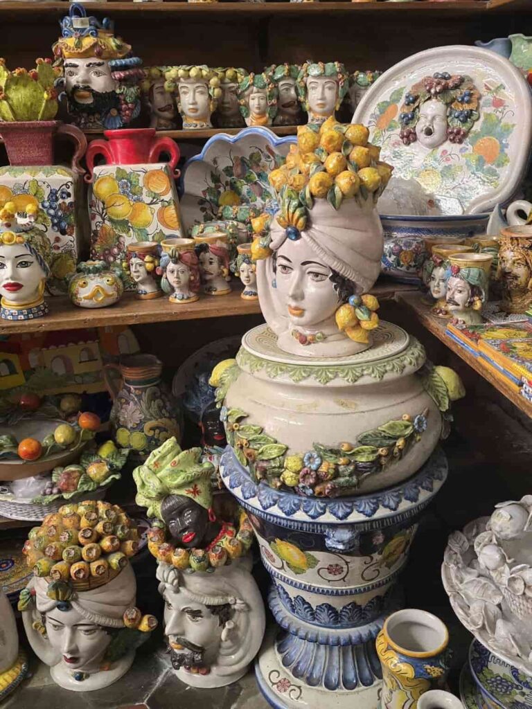 Why Sicily’s Testa di Moro Vases Are Everyone’s New Obsession 5 Sicilian Teste di Moro (moorish heads)
