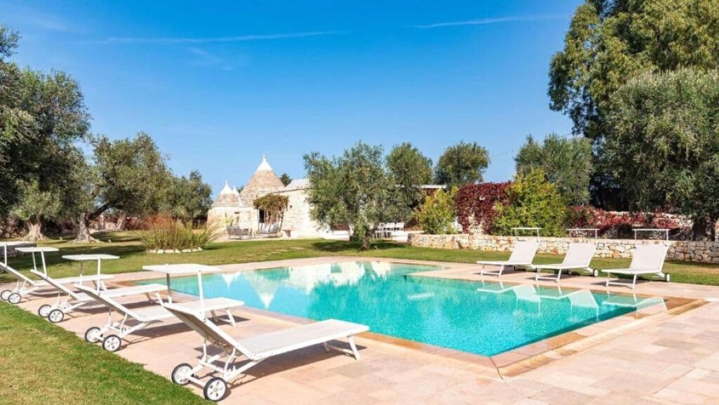 Trullo La Specchia. It is among the best trulli hotels in Puglia.