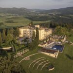 Castello di Casole . It is a top castle hotel in Tuscany.