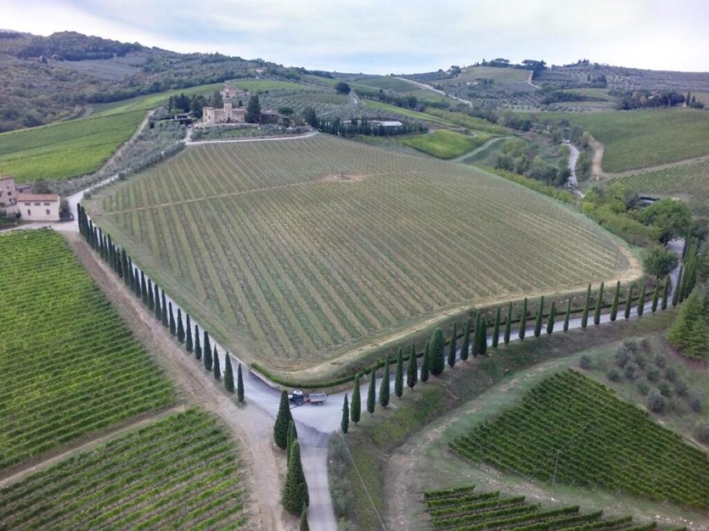 Castello di Gabbiano. It is one of the best hotels in Tuscany. 