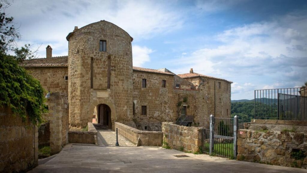 Hotel Della Fortezza. It is one of the best castle hotels in Tuscany Italy. 