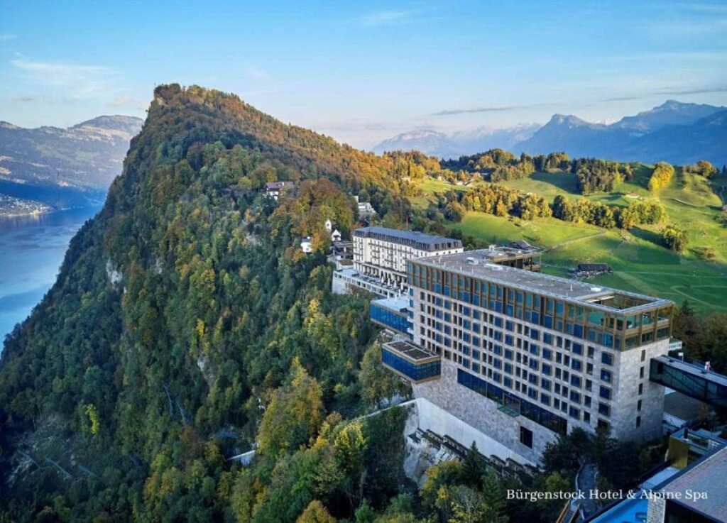 10 Most Breathtaking Luxury Hotels in the Swiss Mountains You’ll Never Want to Leave 11 Bürgenstock Hotels & Resort. It is one of the top luxury hotels in the swiss mountains