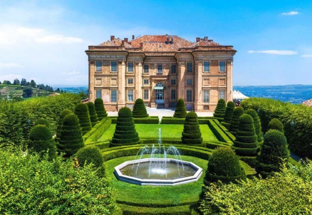 The Most Luxurious Secret Castle Hotels in Italy: Romantic Escapes You Won’t Believe You Can Stay In 14 Castello di Guarene in Piedmont. It is one of the best castle hotels in Italy.