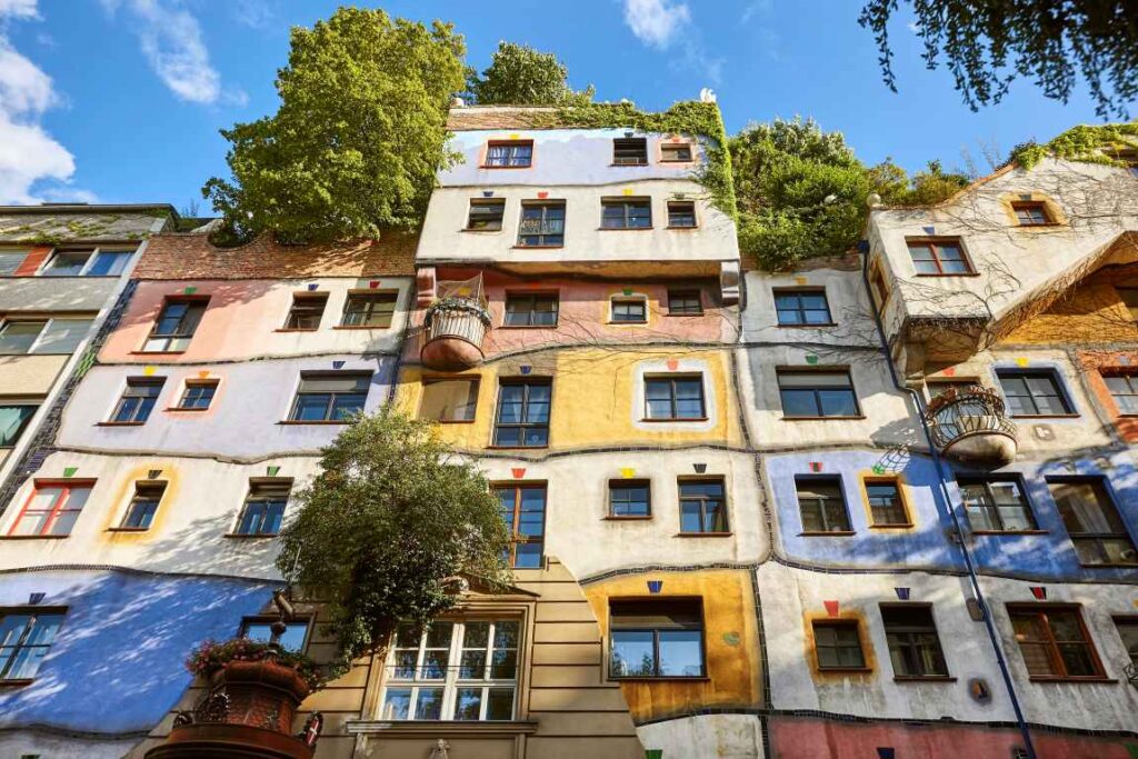 Vienna, Where Time Waltzes — The Most Magical Things to Do in Vienna, Austria 25 Hundertwasserhaus in Vienna. Seeing it is among the best things to do in Vienna Austria.