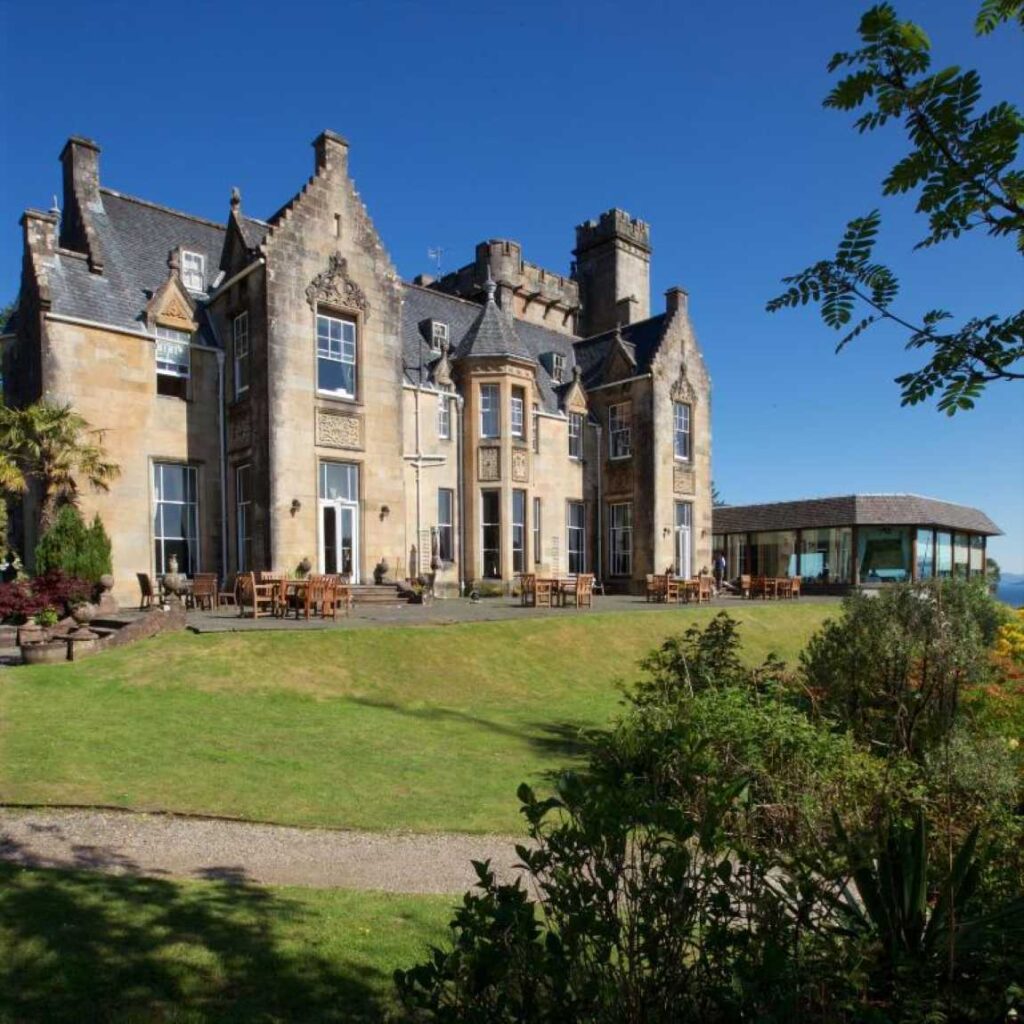 The Prettiest Castle Hotels in Scotland You’ll Want to Book Right Away 5 Stonefield Castle Hotel. It is one of the best castle hotels in Scotland.