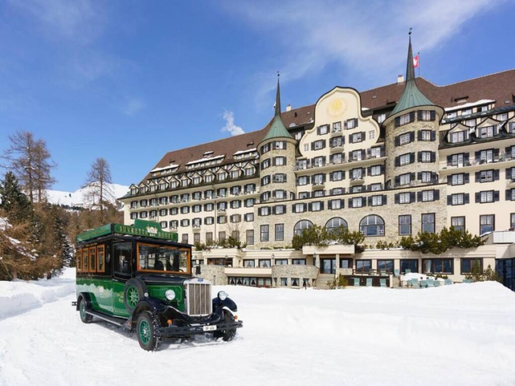 10 Most Breathtaking Luxury Hotels in the Swiss Mountains You’ll Never Want to Leave 2 Suvretta House. It is one of the top luxury hotels in the swiss mountains.