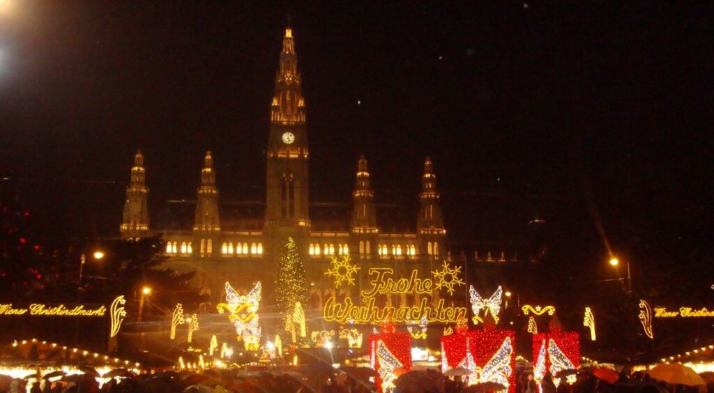 Vienna, Where Time Waltzes — The Most Magical Things to Do in Vienna, Austria 15 The Rathaus in Vienna during Christmastime