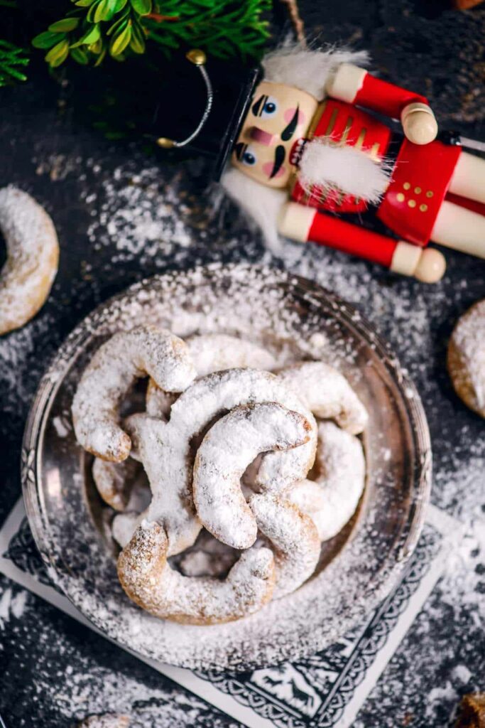 10 Traditional Viennese Desserts You’ll Fall in Love With in Vienna 13 Vanillekipferl (vanilla crescent cookies). They are traditional Viennese desserts at Christams